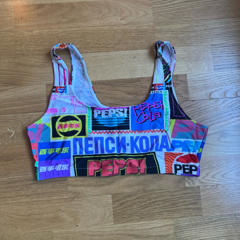 PEPSI GRAPHIC CROP TOP